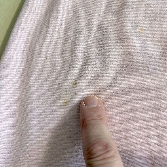 🌴 Old Navy Pale Pink/blush Basic Crewneck Tee Girls L(10-12) - Picture 4 of 7